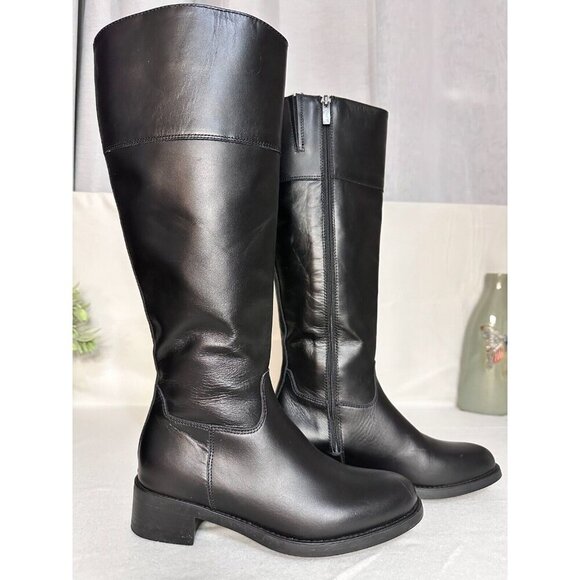 La Canadienne Passion Black Leather Ridding Boots Women's 5 Equestrian knee High - Picture 6 of 16